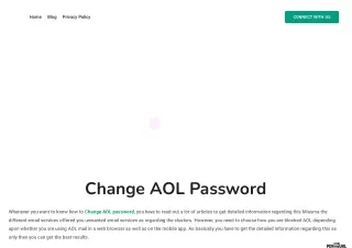 Change Aol password