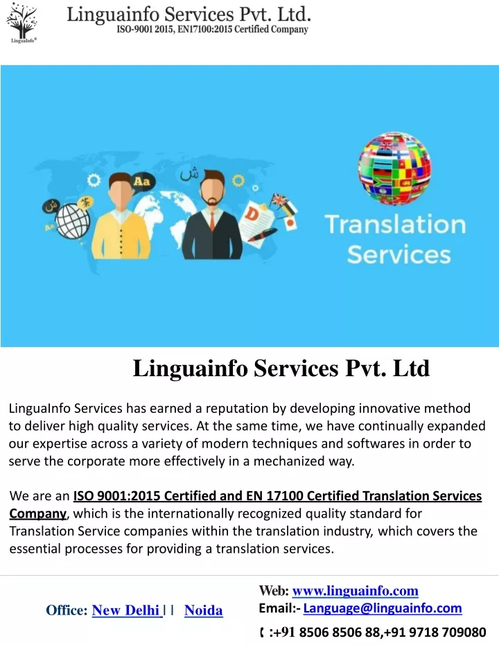 linguainfo services pvt ltd