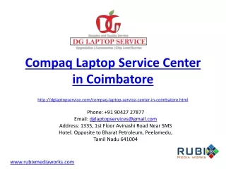 compaq-laptop-service-center-in-coimbatore - DG Laptop