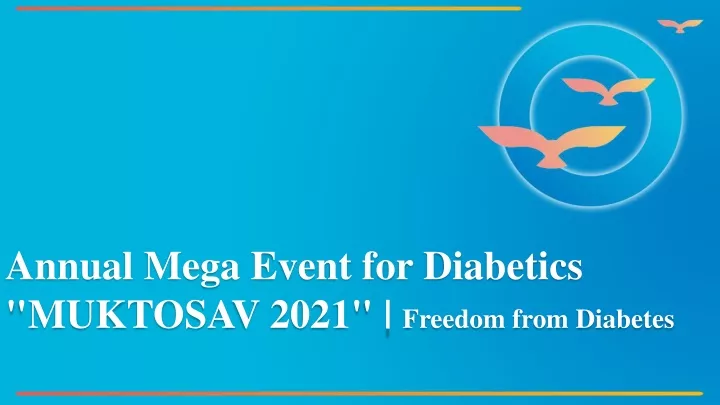 annual mega event for diabetics muktosav 2021