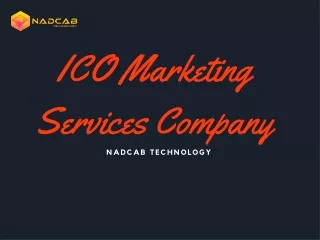 ico marketing services company nadcab technology