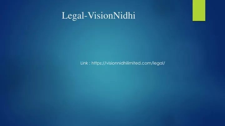 legal visionnidhi