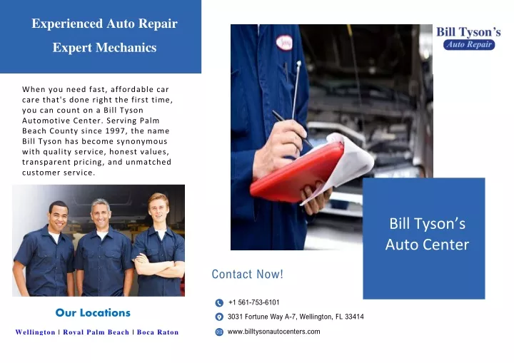 experienced auto repair