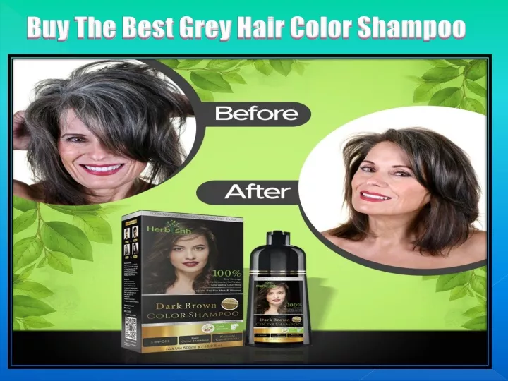 buy the best grey hair color shampoo