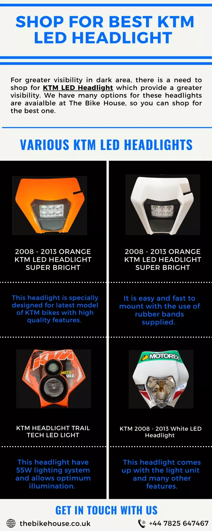 shop for best ktm led headlight