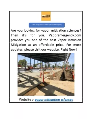 vapor mitigation sciences  Vaporemergency