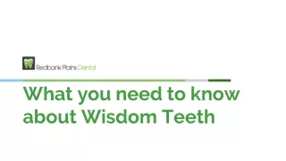 Everything you need to know about wisdom teeth - Redbank Plains Dental
