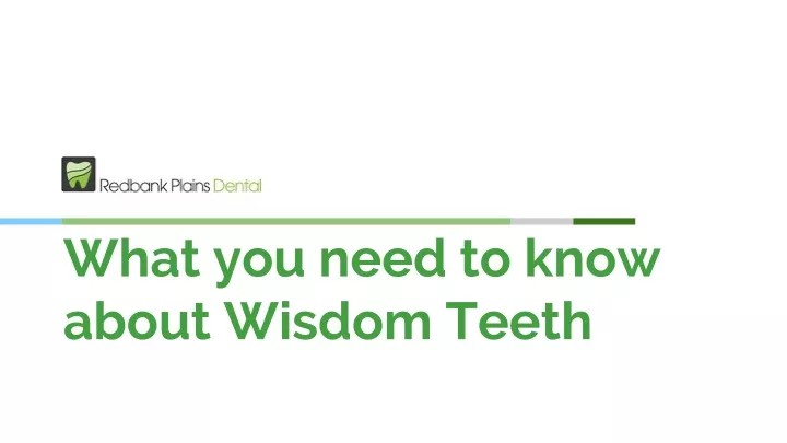 what you need to know about wisdom teeth