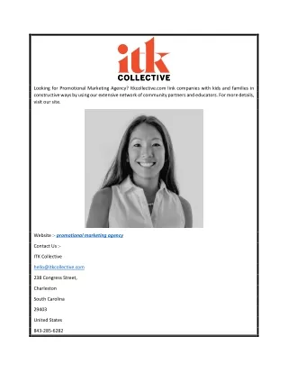 Promotional Marketing Agency  Itkcollective.com