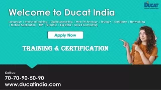 welcome to ducat india