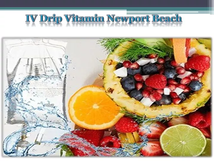 iv drip vitamin newport beach