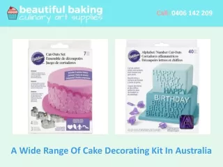A Wide Range Of Cake Decorating Kit In Australia