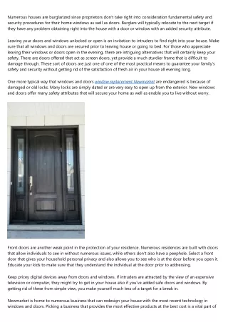 numerous houses are burglarized since proprietors