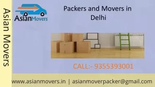 Find Best Packers and Movers in Delhi on best rates
