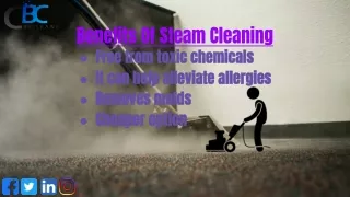 Benefits Of Steam Cleaning