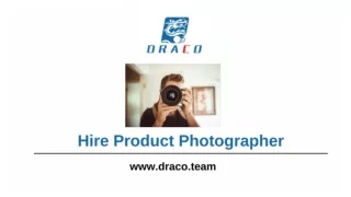 Hire Product Photographer