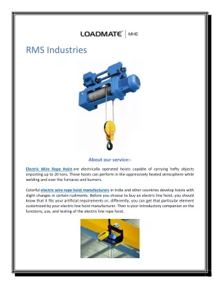 rms industries