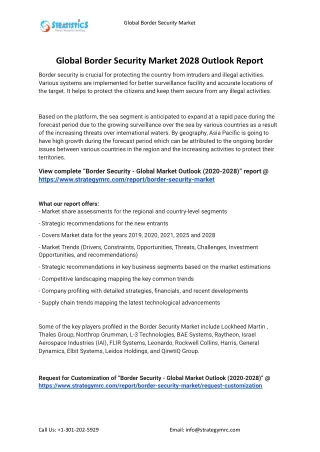 global border security market