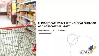 Flavored Syrups Market - Global Outlook and Forecast 2021-2027