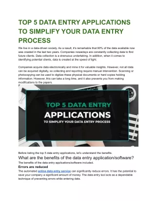 TOP 5 DATA ENTRY APPLICATIONS TO SIMPLIFY YOUR DATA ENTRY PROCESS.docx