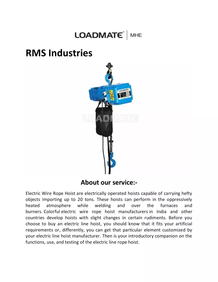 rms industries