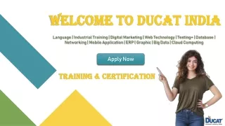 welcome to ducat india