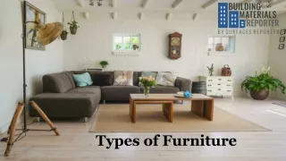 Types of Furniture - Things You Should Know