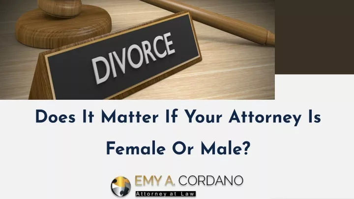 does it matter if your attorney is