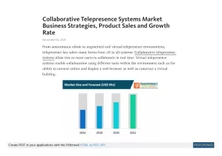 collaborative telepresence systems market