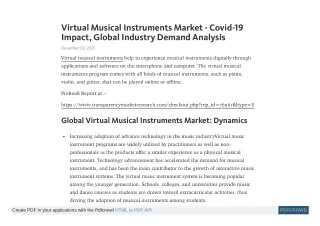 virtual musical instruments market covid