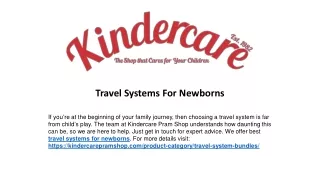 travel systems for newborns