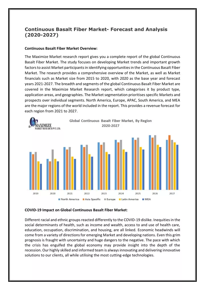 continuous basalt fiber market forecast