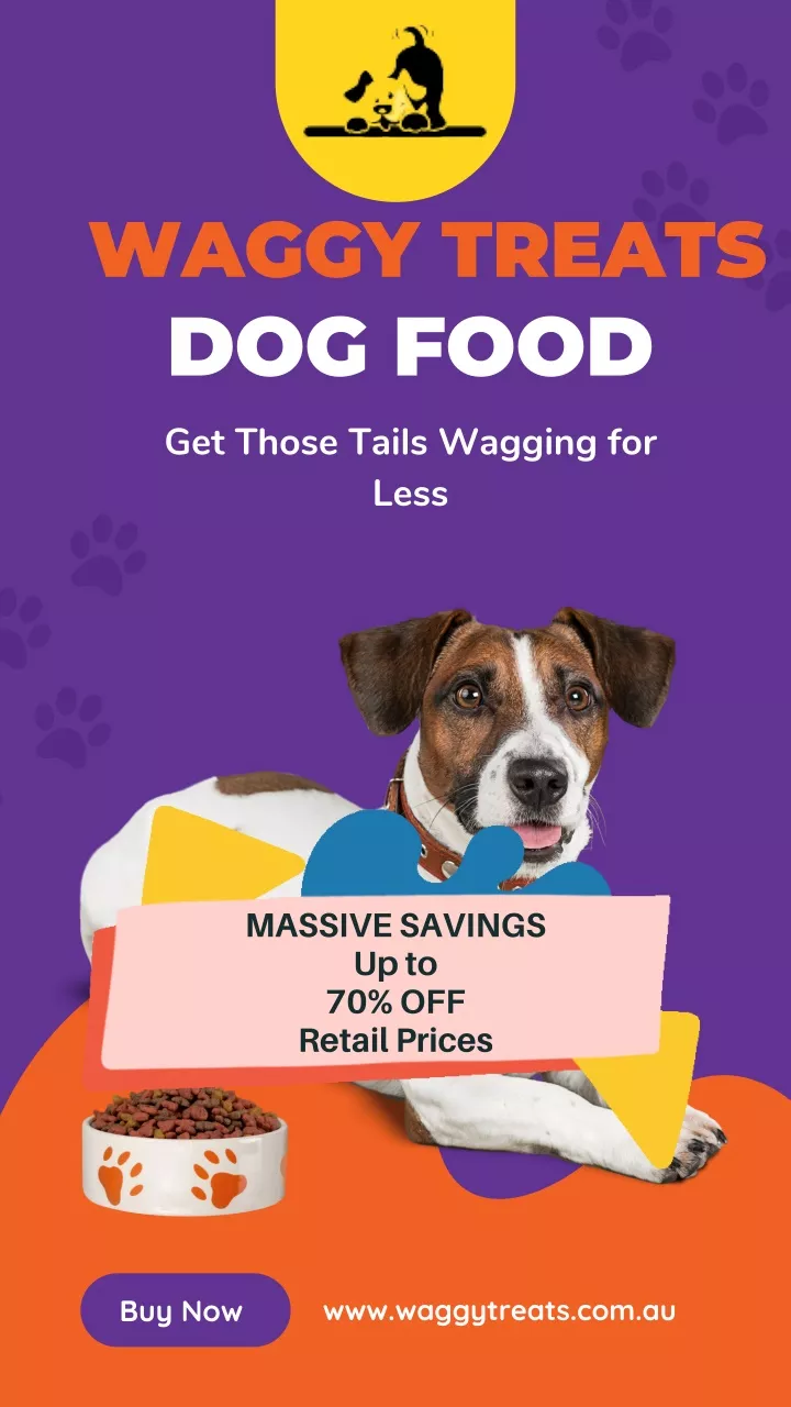 waggy treats dog food