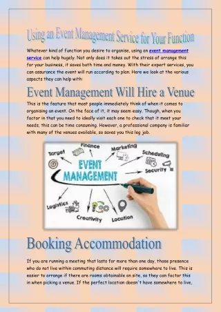 Using an Event Management Service for Your Function