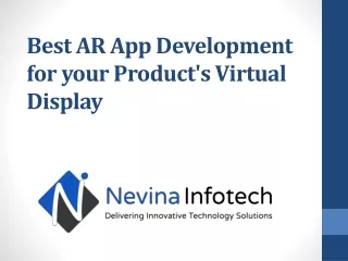 best ar app development for your product s virtual display