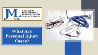 What Are Personal Injury Cases