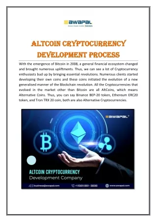 al altco tcoin c de devel velopment