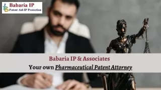 Pharmaceutical Patent Attorney - Babaria IP & Associates