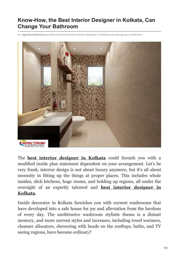 know how the best interior designer in kolkata