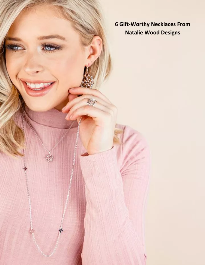 6 gift worthy necklaces from natalie wood designs
