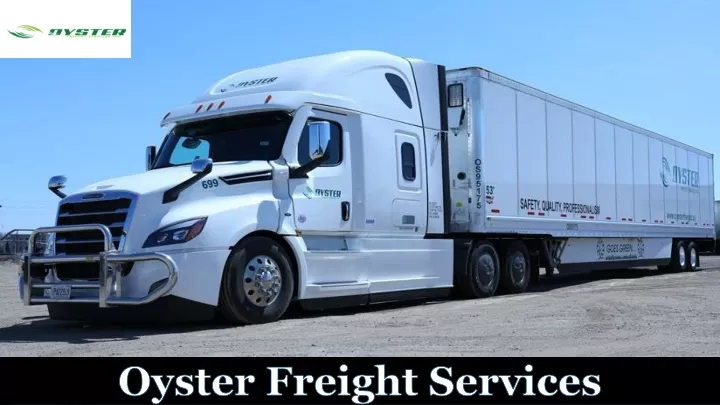 oyster freight services