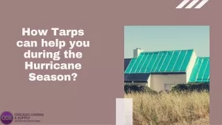 How Tarps can help you during the Hurricane Season