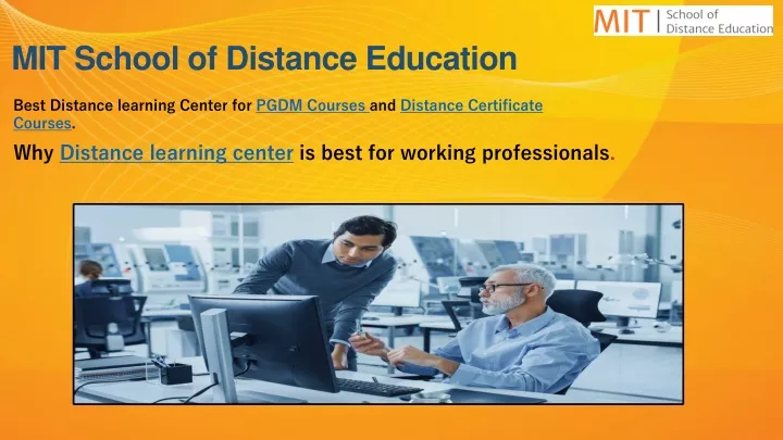 mit school of distance education