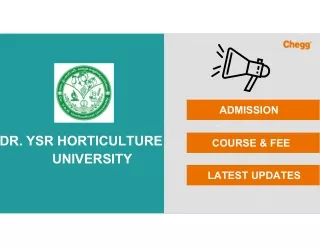 Dr Y S R Horticultural University - [YSR], Venkataramannagudem