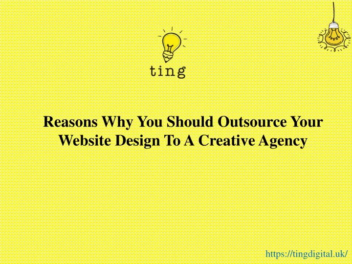 reasons why you should outsource your website