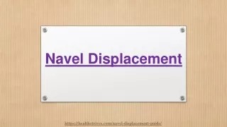 Treatment Of Navel Displacement With Home Cures