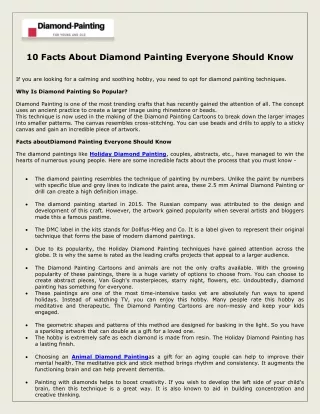 Holiday Diamond Embroider Online
