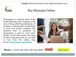 Buy Clonazepam 1mg Online
