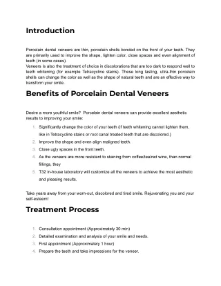 Cosmetic Dental Veneers Treatment in Gurgaon