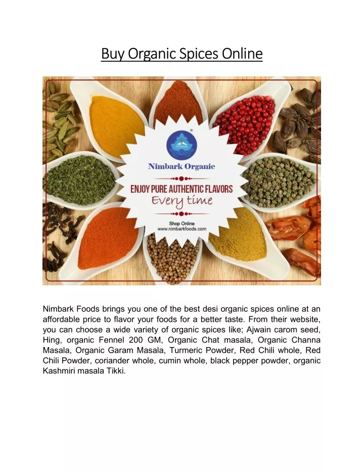 buy organic spices online buy organic spices